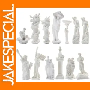 13pcs HO Scale Fountain Statue Model Set