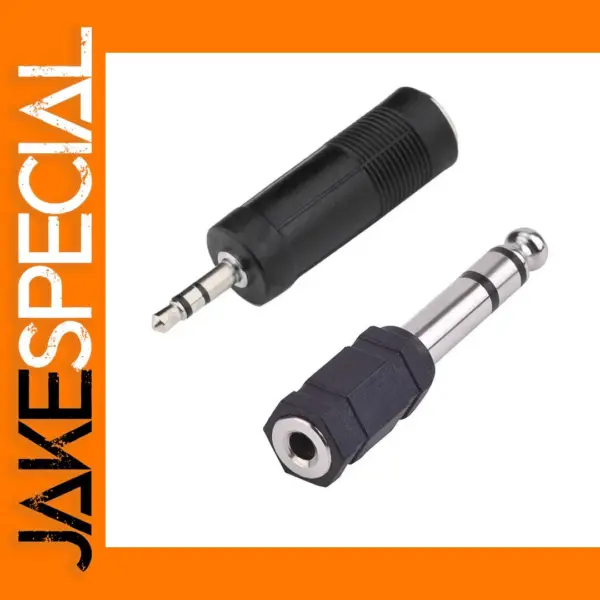 3.5mm to 6.35mm Stereo Audio Adapter