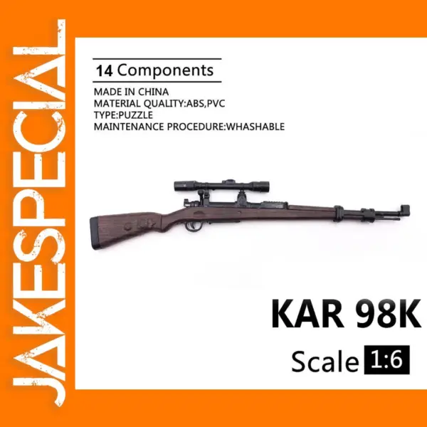 1:6 Scale KAR 98K Mauser Rifle Model