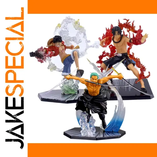 One Piece Action Figures Luffy Ace Zoro PVC