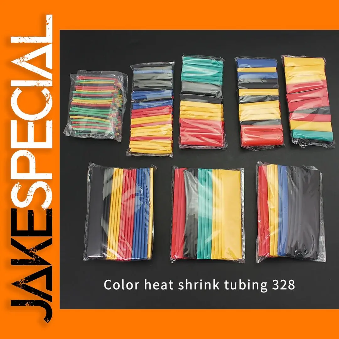 328PCS Heat Shrink Tubing Assortment Kit for Electrical Wiring 1 328PCS Heat Shrink Tubing Assortment Kit for Electrical Wiring