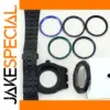 41mm Black Octagon Sapphire Watch Case Set