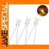 100pcs 4mm 12V Warm White Mini Bulbs