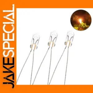 100pcs 4mm 12V Warm White Mini Bulbs