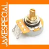 Brass Split Shaft Potentiometer 250K/500K for Guitar