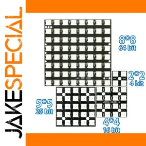 64 RGB LED Matrix WS2812 8x8 for PC