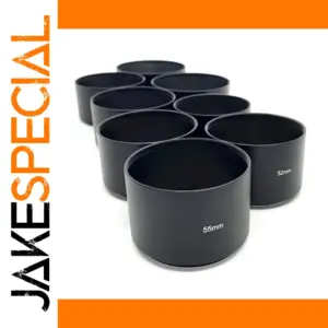 Universal Long Metal Lens Hood for Cameras