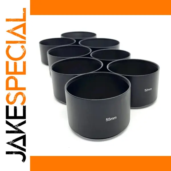 Universal Long Metal Lens Hood for Cameras