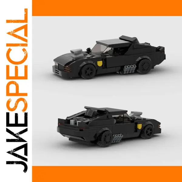 Moc V8 Interceptor Building Blocks Set 337pcs