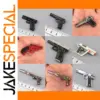 1/6 Scale P38 PPK Mini Metal Revolver Model for Dioramas