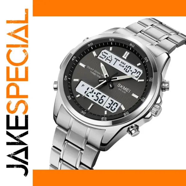 Men's Digital Sport Watch with Timer and Alarm