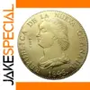 1846 Colombia 16 Pesos Gold Copy Coin