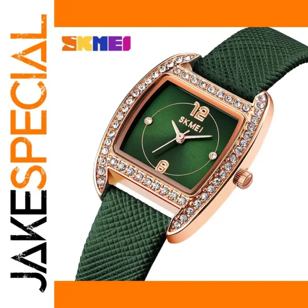 Women’s Quartz Fashion Watch with Green Dial