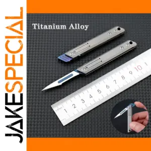 Titanium Alloy Folding Knife with 10 Blades