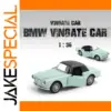 1:36 Alloy Diecast Vintage BMW Convertible Model