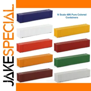 N Scale 48ft Colored Container Set C15019