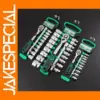 Professional Ratchet Socket Wrench Set 1/4-3/8-1/2