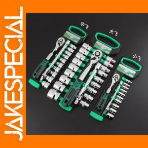 Professional Ratchet Socket Wrench Set 1/4-3/8-1/2