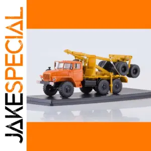 1/43 Scale Ural-43204 Logging Truck Model