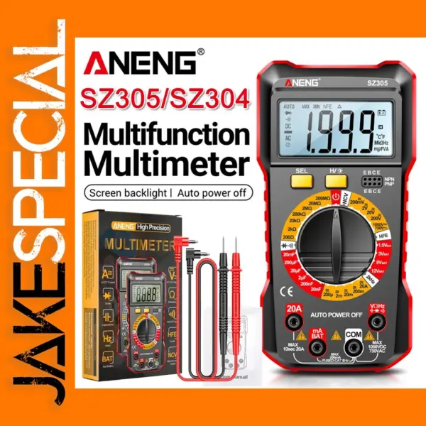 ANENG SZ304 True RMS Digital Multimeter