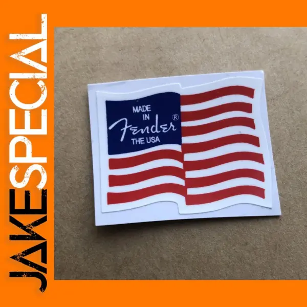 Custom USA Flag Guitar Pickguard Sticker 35x25mm