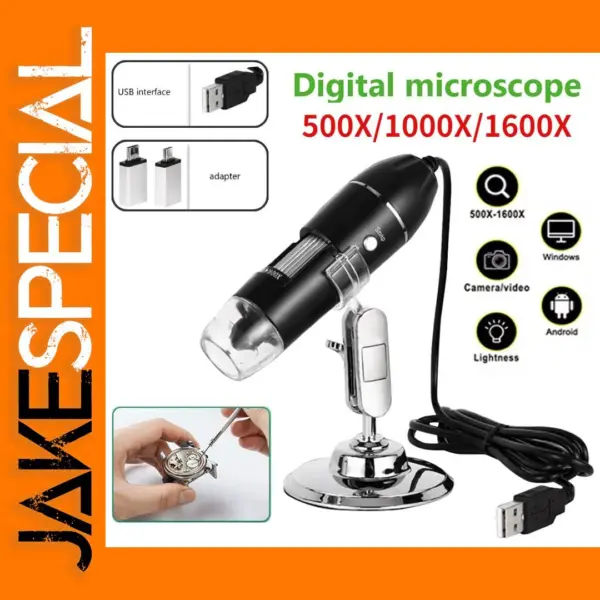 500X/1000X/1600X USB Digital Microscope Camera