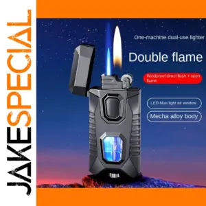 Unusual Metal Windproof Cigarette Lighter Jet Torch