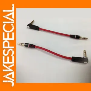 Red 20CM 3.5MM Male to Male Audio Cable