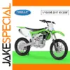 Welly 1:10 Kawasaki KX 2017 Model Toy Set