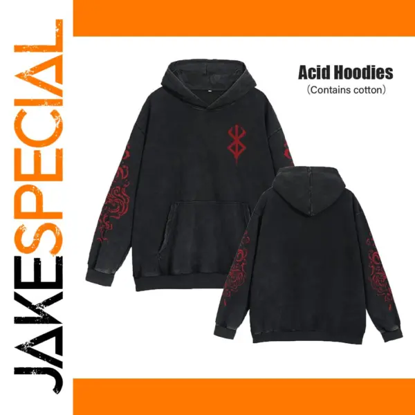 Berserk Guts Anime Hoodie for Men