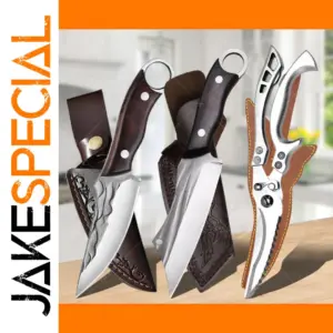 Professional Forged Chef Knife with Wooden Handle