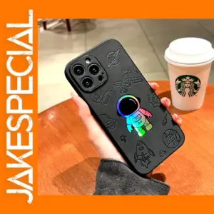 Gradient Astronaut Case for iPhone 11-16 Series