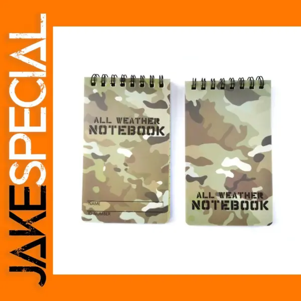 Camouflage All-Weather Tactical Notebook