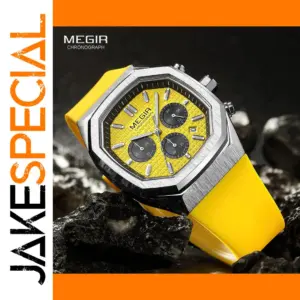 MEGIR MN2215GYE-1N13 Yellow Sport Watch