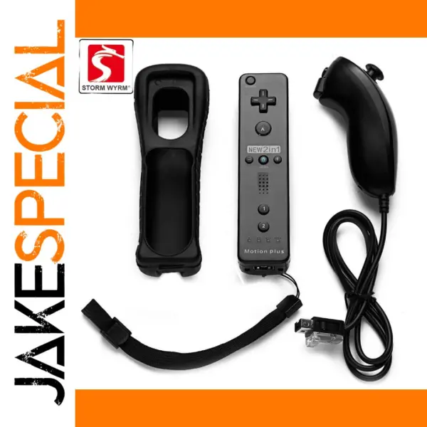 Wii and Wii U Gamepad with Motion Plus