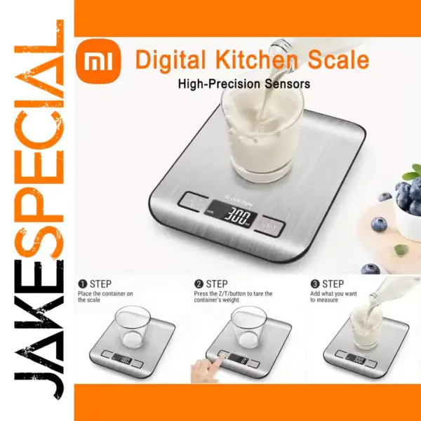 Xiaomi Digital Kitchen Scale Stainless Steel 5kg