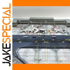 1/400 Scale Airport Support Vehicle and Tower Model Set