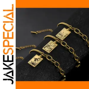 Major Arcana Stainless Steel Charm Bracelet