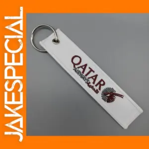 Qatar Airways Double-Sided Keychain Charm
