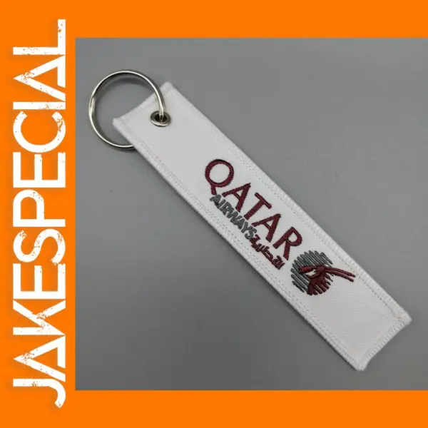 Qatar Airways Double-Sided Keychain Charm