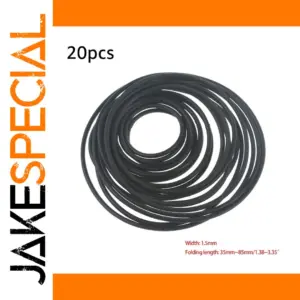 20 Assorted 1.5mm Cassette Machine Belts