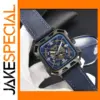 Automatic Mechanical Men's Watch with Leather Band
