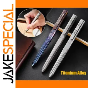 Titanium Alloy Tactical EDC Pen with G2 Refill