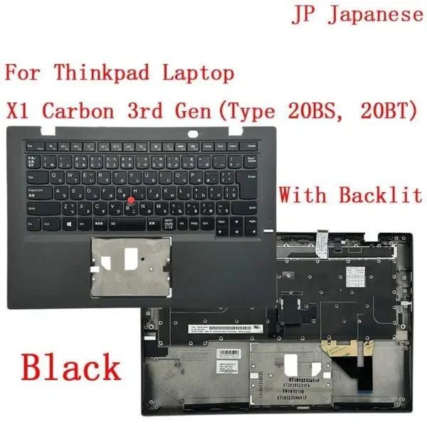 Backlit Keyboard for Lenovo ThinkPad X1 Carbon 3rd Gen - Image 10