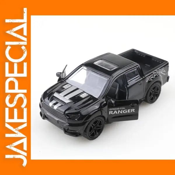 Diecast Alloy Mini Truck Model with Open Door