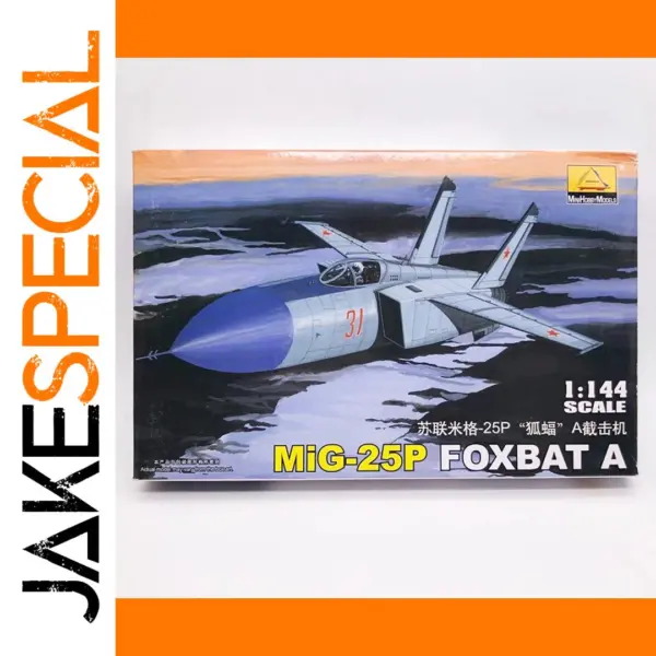 144 Scale Soviet MIG-25 Fighter Model Kit
