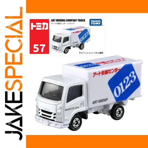 Tomica Diecast Moving Company Truck Model