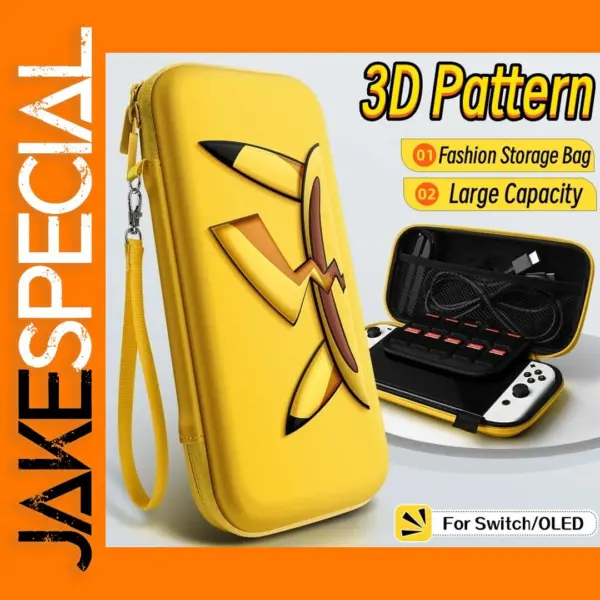 3D Pattern Storage Case for Nintendo Switch OLED