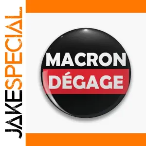 Macron Detachable Collar Lover Pin Badge