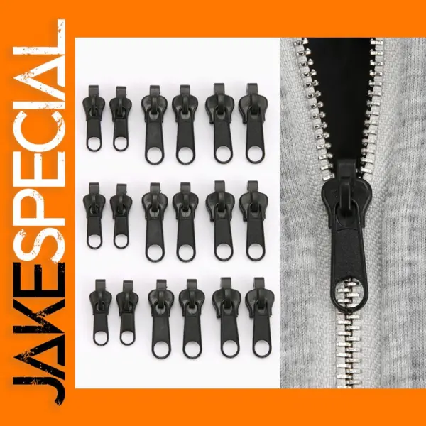 Universal Zipper Repair Kit with Metal Slider